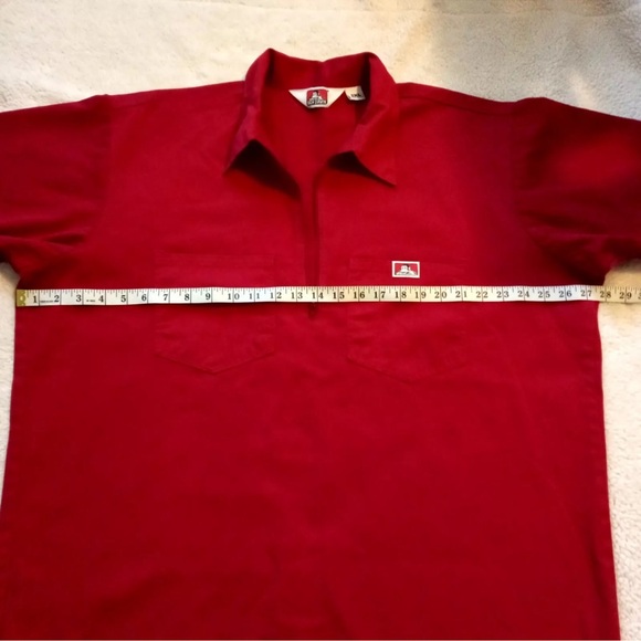 Vintage Ben Davis Work Shirt 3/4 Zipper Made in USA  Size 2XL - Picture 7 of 11